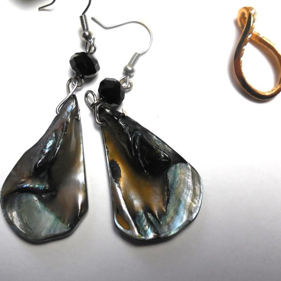 Junk drawer small lot random items sleep mask earrings photo frame - Picture 5 of 8